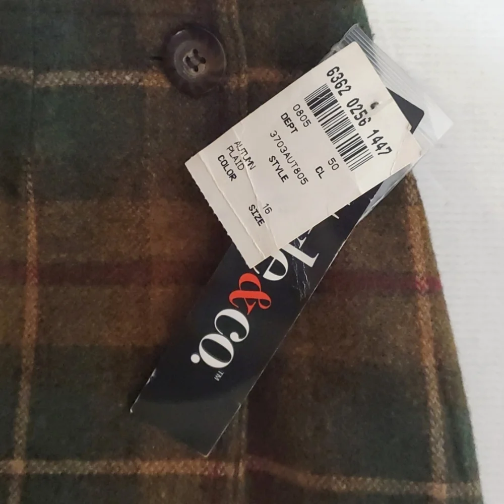 Plaid Wrap Skirt